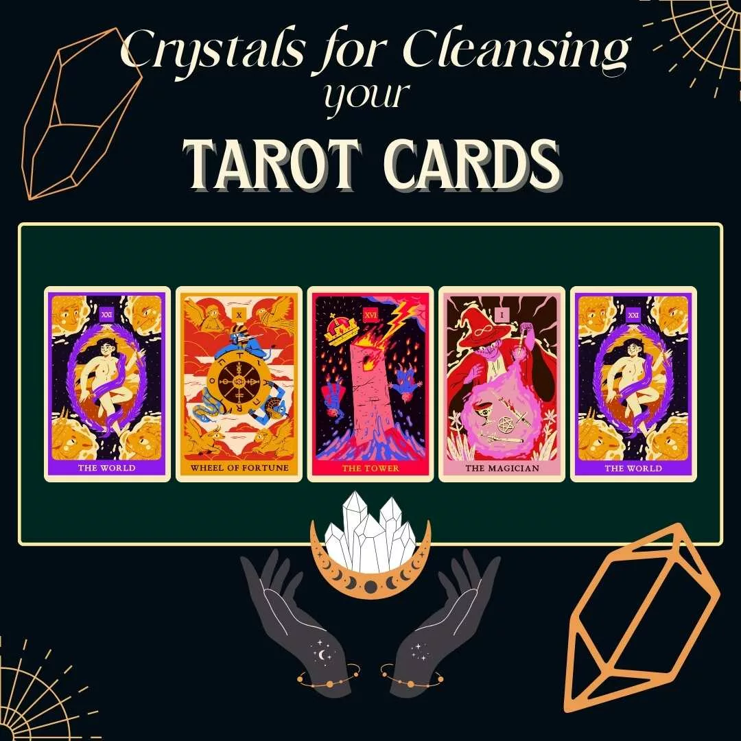 crystals for charging tarot cards