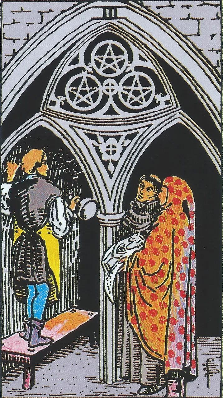 Three of Pentacles Tarot Card: Meaning